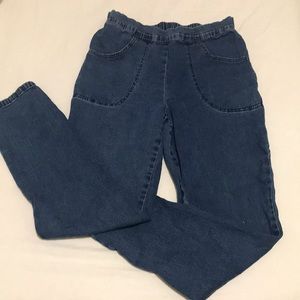 White Stag Women’s Stretch Elastic Waist Pull-On Pant, Petite (4-6)